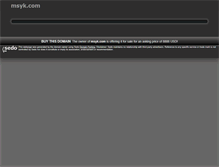 Tablet Screenshot of msyk.com
